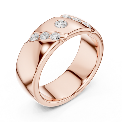 Diamond Highlight Wedding Ring