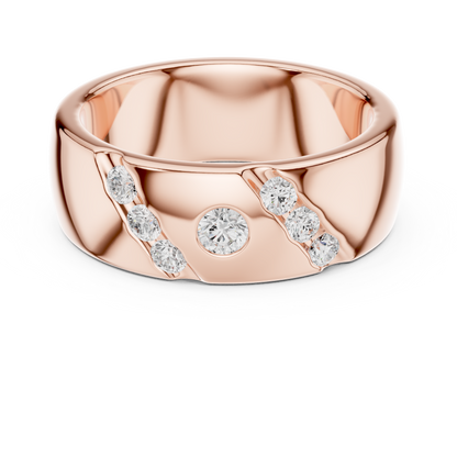 Diamond Highlight Wedding Ring
