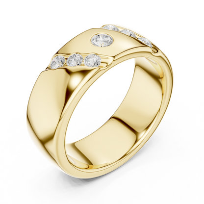 Diamond Highlight Wedding Ring