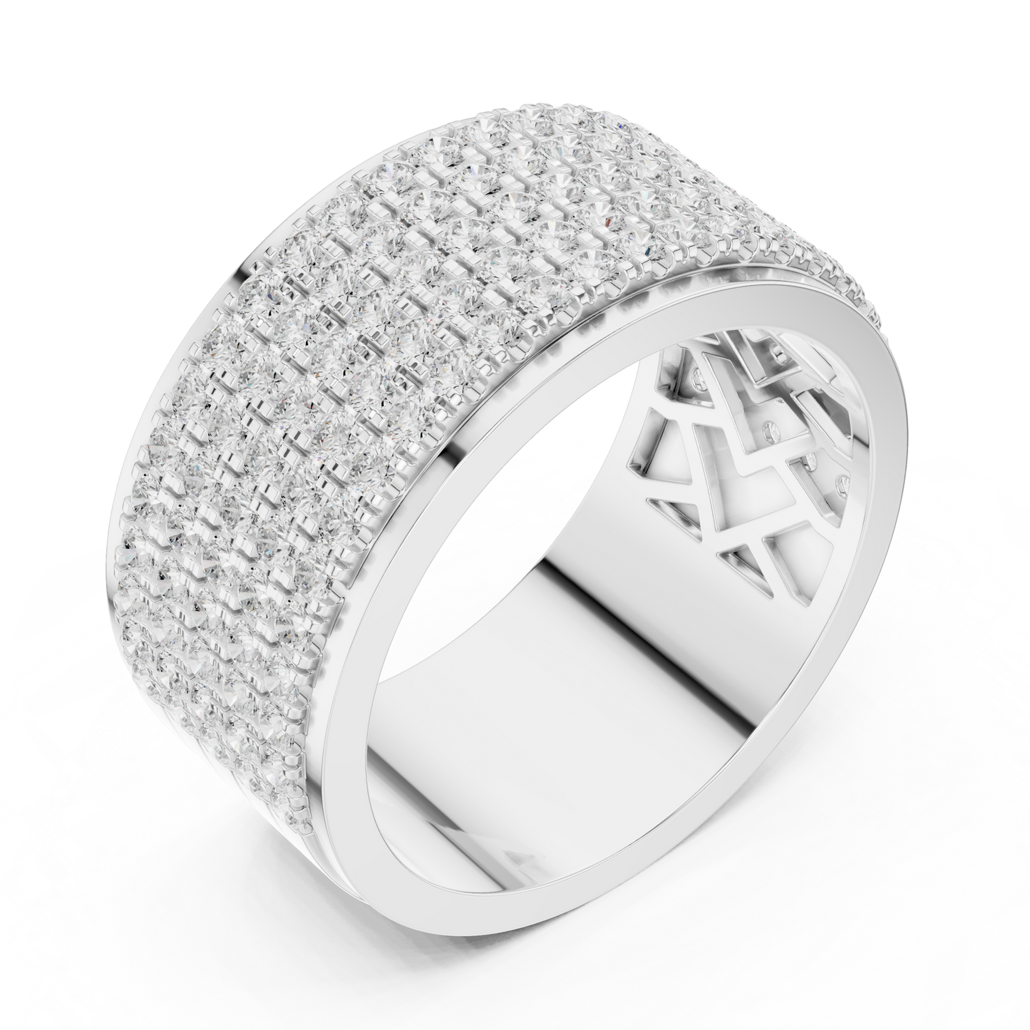 Lab-Grown Diamond Wedding Band Ring