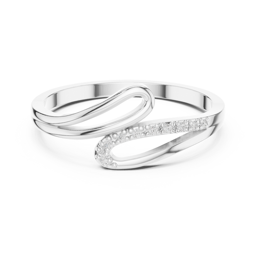 Infinity diamond ring for girls and women in white gold

Elegant lab-grown diamond infinity ring in sterling silver

Women’s fashion ring featuring sparkling infinity design