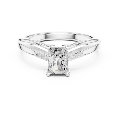 Matisha radiant-cut lab-grown diamond engagement ring with split-shank band

Modern engagement ring featuring radiant-cut diamond and split-shank design

Women’s solitaire diamond ring with elegant split-shank band