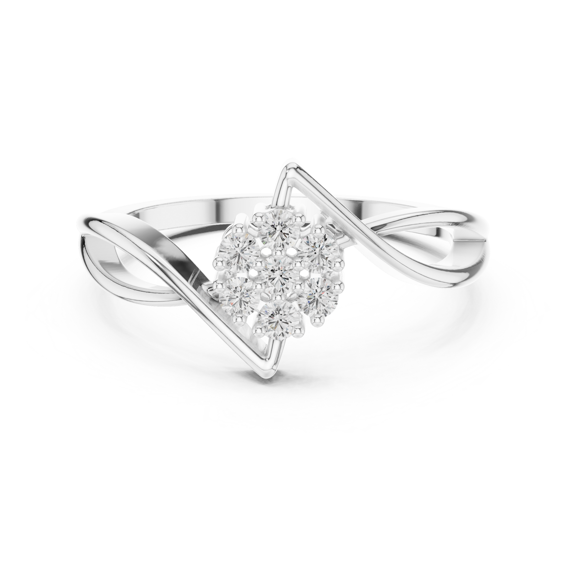 Elegant diamond ring for women in white gold

Women’s fine jewelry diamond ring with classic design

Minimal diamond ring for women in silver