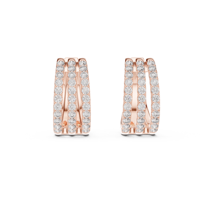 Diamond Hoop Earrings | Lab-Grown Diamond Hoops