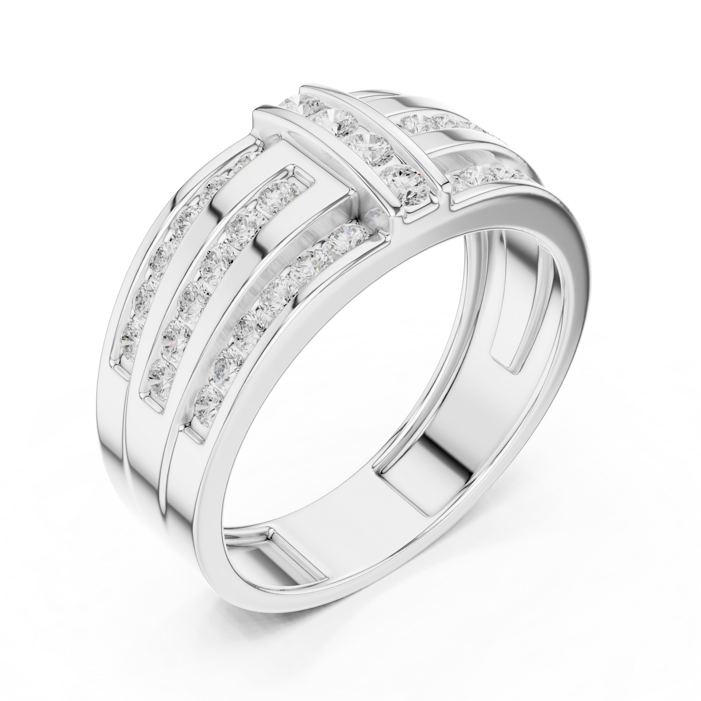 Titan Spark Men’s Diamond Ring | Bold Statement Ring