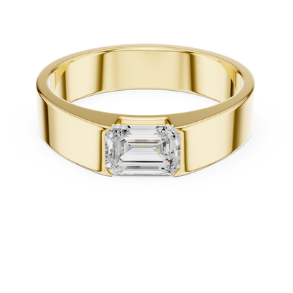Emerald-Cut Diamond Ring | Timeless Step-Cut Elegance