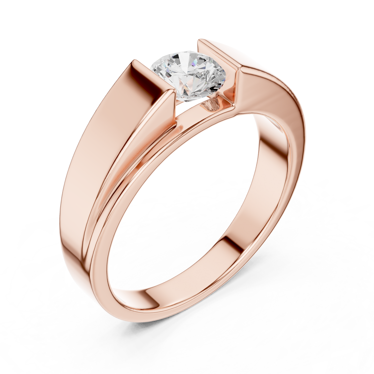 Men’s Solitaire Diamond Ring | Classic Statement Ring