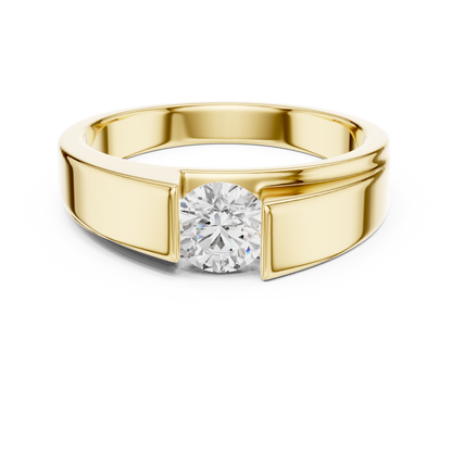 Men’s Solitaire Diamond Ring | Classic Statement Ring