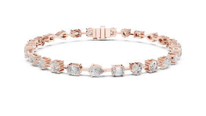 Mixed-Cut Diamond Bracelet | Modern Luxury Sparkle