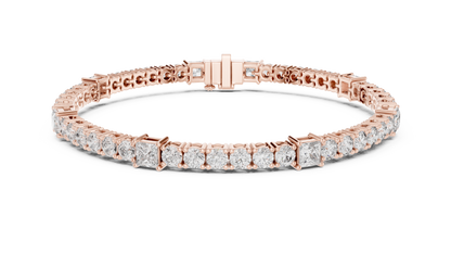 Princess-Cut Diamond Tennis Bracelet | Modern Sparkle