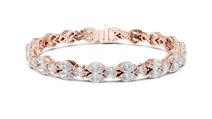 Halcyon Floral Fancy Lab-Grown Diamond Bracelet | Elegant Statement Jewelry