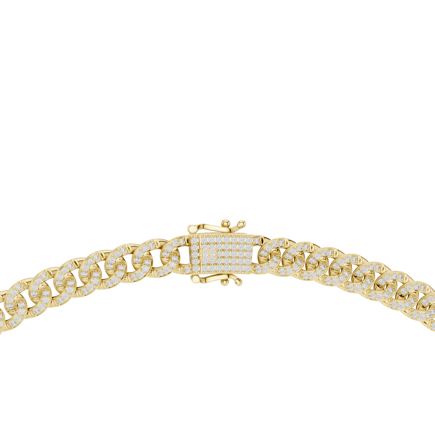Cuban Link Diamond Necklace | Bold & Luxurious Statement Chain