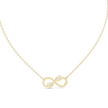 Infinity Diamond Pendant Necklace