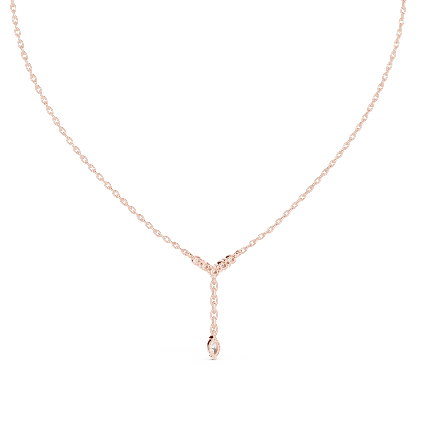 Y-Drop Diamond Necklace | Lab-Grown Diamond