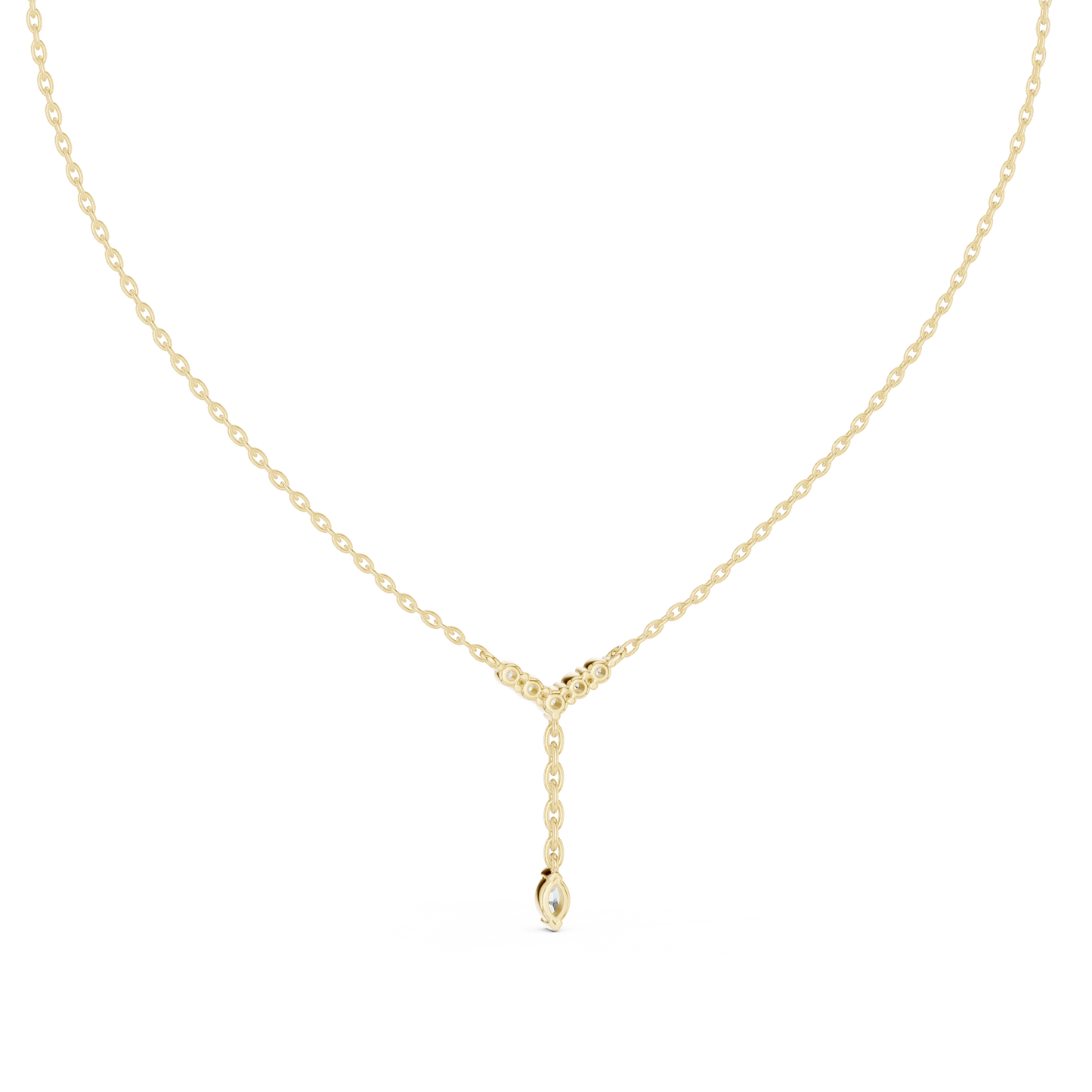Y-Drop Diamond Necklace | Lab-Grown Diamond