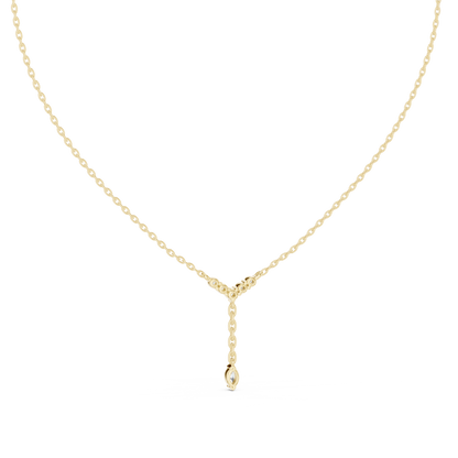 Y-Drop Diamond Necklace | Lab-Grown Diamond