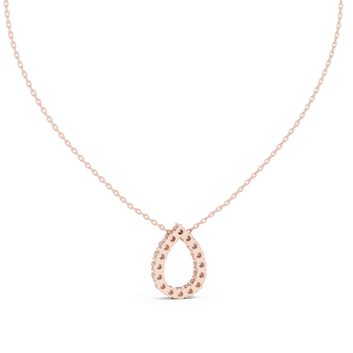 Pear-Shaped Diamond Pendant Necklace | Lab-Grown Diamond