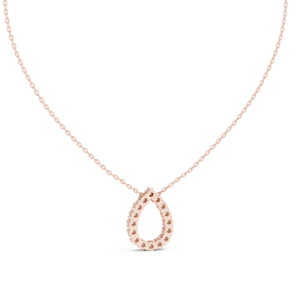 Pear-Shaped Diamond Pendant Necklace | Lab-Grown Diamond