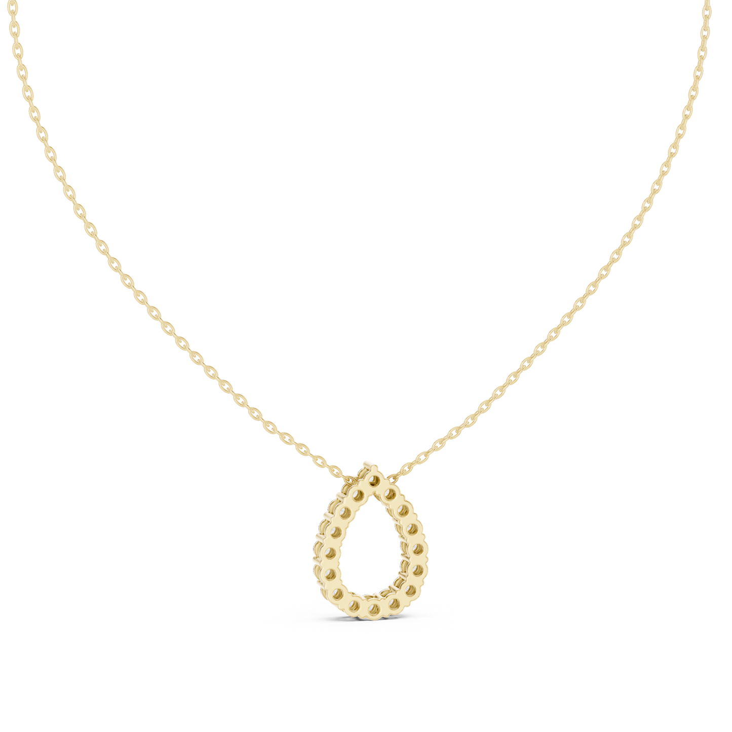 Pear-Shaped Diamond Pendant Necklace | Lab-Grown Diamond