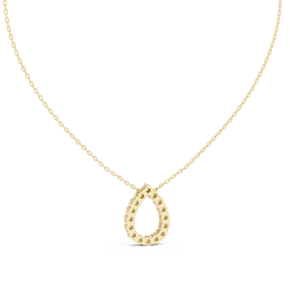 Pear-Shaped Diamond Pendant Necklace | Lab-Grown Diamond