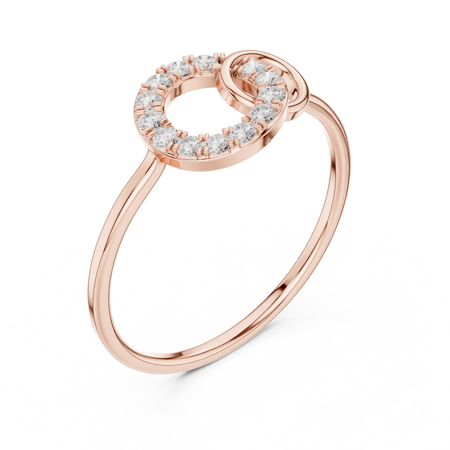 Eternal Bond Diamond Ring | Interlocking Circles of Forever