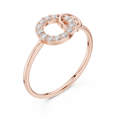 Eternal Bond Diamond Ring | Interlocking Circles of Forever