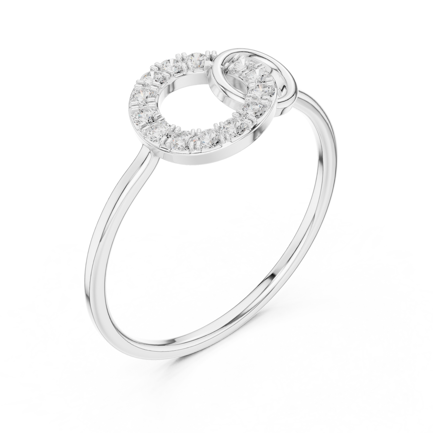 Eternal Bond Diamond Ring | Interlocking Circles of Forever