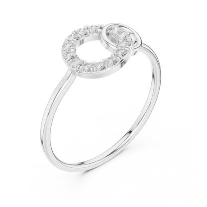 Eternal Bond Diamond Ring | Interlocking Circles of Forever