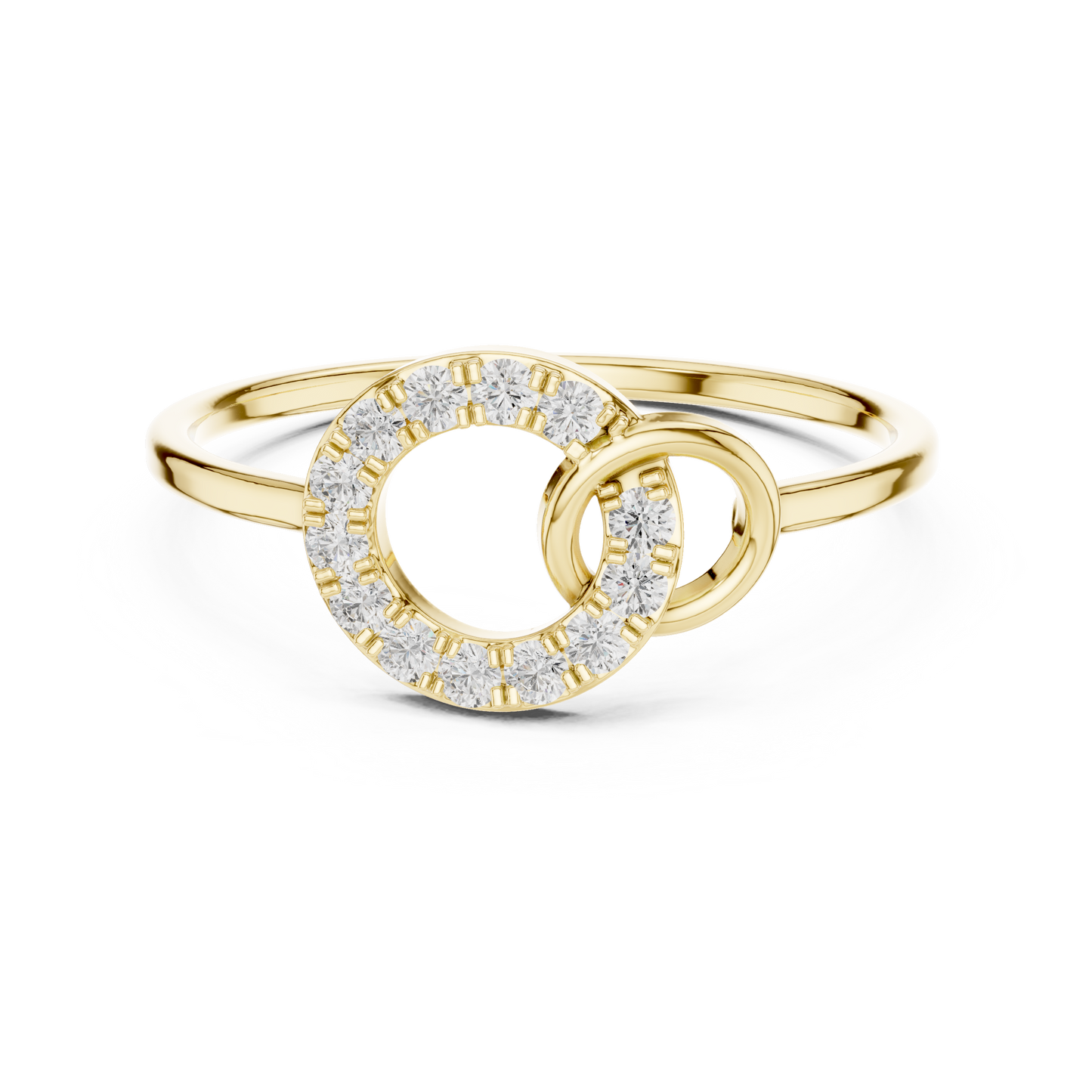 Eternal Bond Diamond Ring | Interlocking Circles of Forever