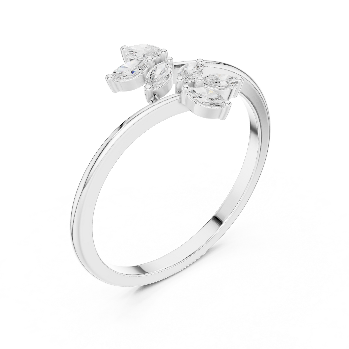 Graff Butterfly Silhouette Open Diamond Ring | Elegant Nature-Inspired Design