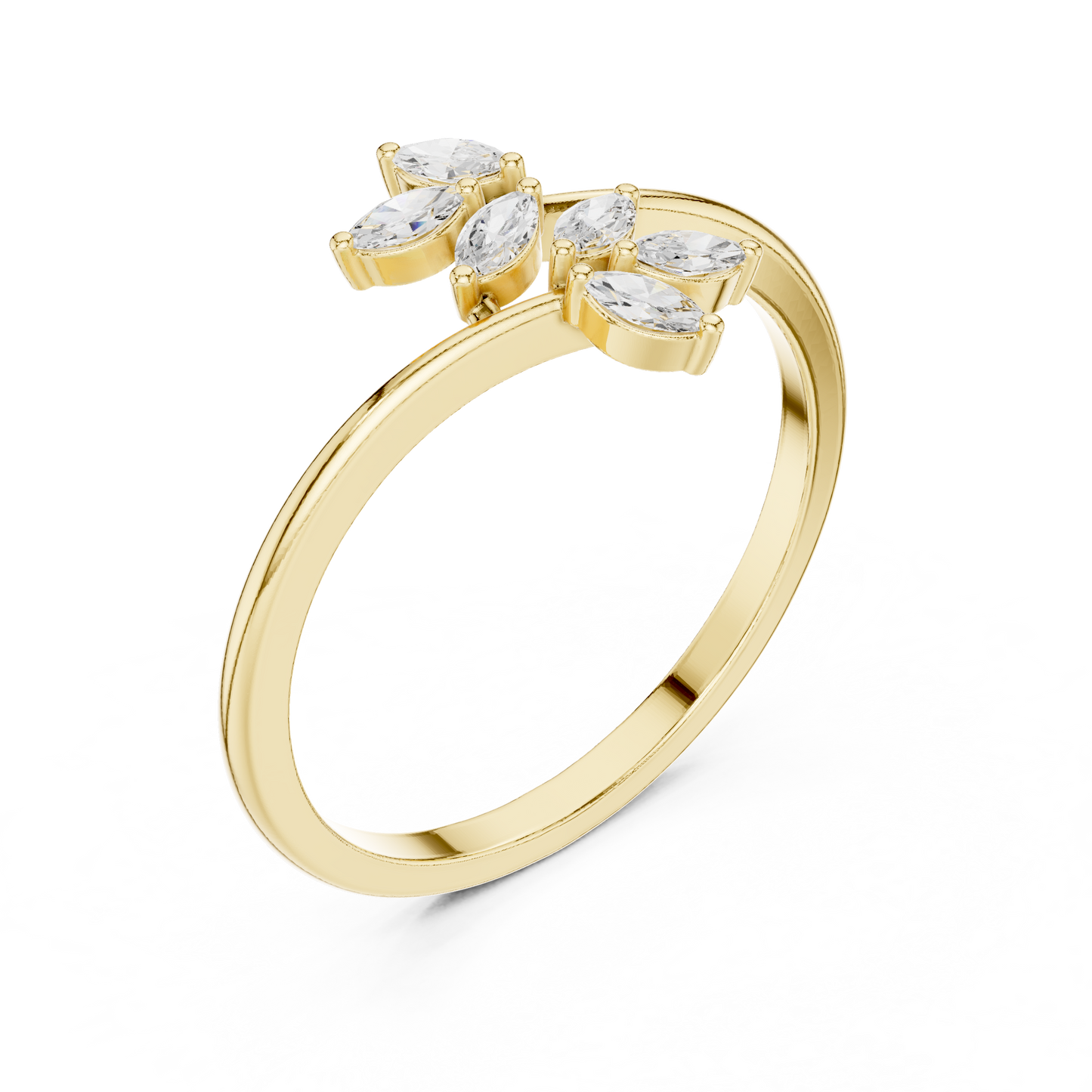 Graff Butterfly Silhouette Open Diamond Ring | Elegant Nature-Inspired Design