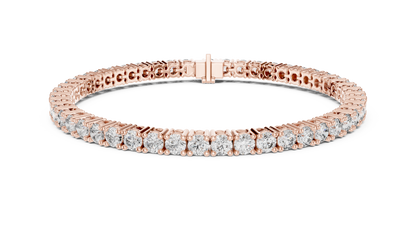 Round-Cut Diamond Tennis Bracelet | Timeless Sparkle