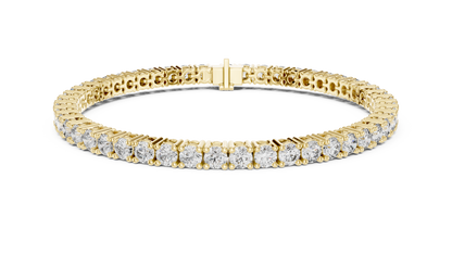 Round-Cut Diamond Tennis Bracelet | Timeless Sparkle