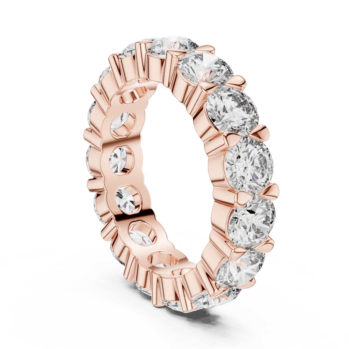 Diamond Eternity Band | Prong & U-Pavé Set Timeless Elegan