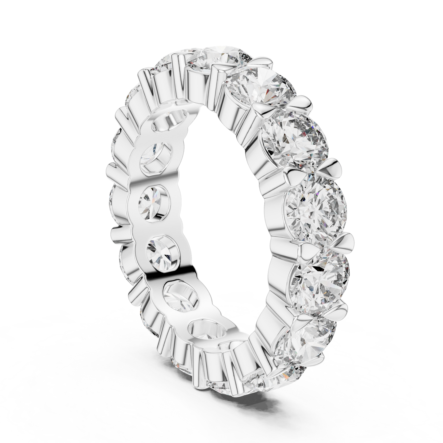 Diamond Eternity Band | Prong & U-Pavé Set Timeless Elegan
