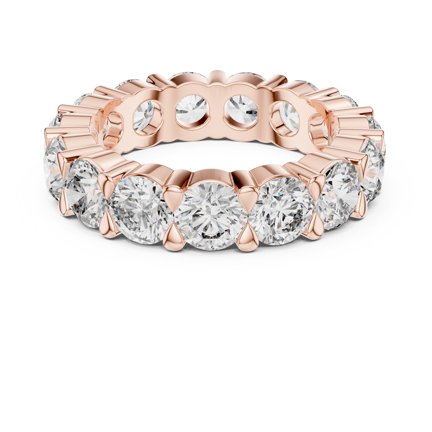 Diamond Eternity Band | Prong & U-Pavé Set Timeless Elegan