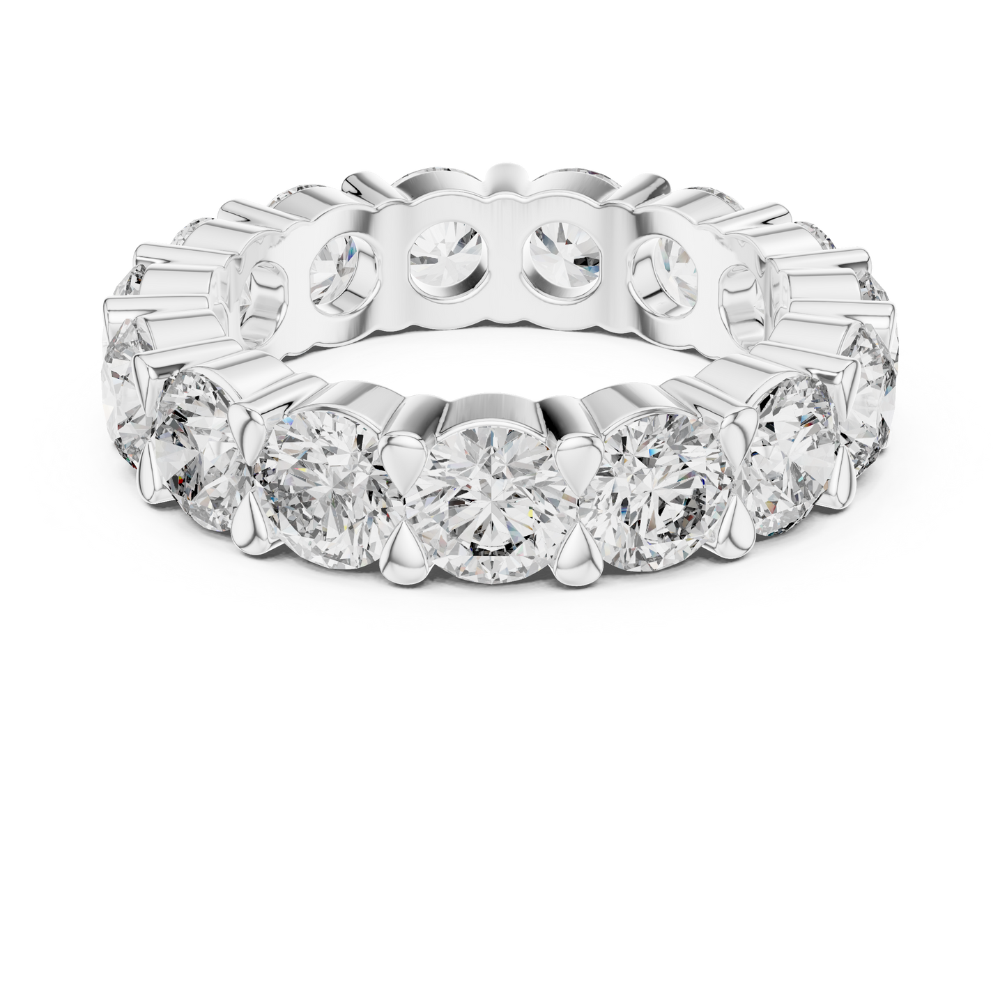 Diamond Eternity Band | Prong & U-Pavé Set Timeless Elegan