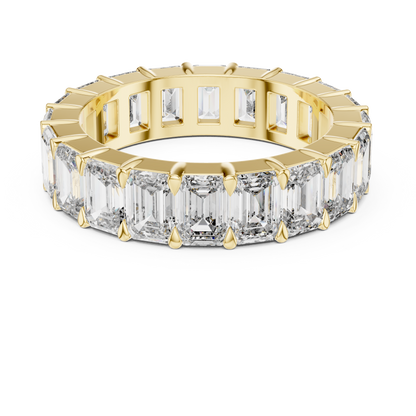 Emerald-Cut Diamond Eternity Ring | Timeless Modern Elegance