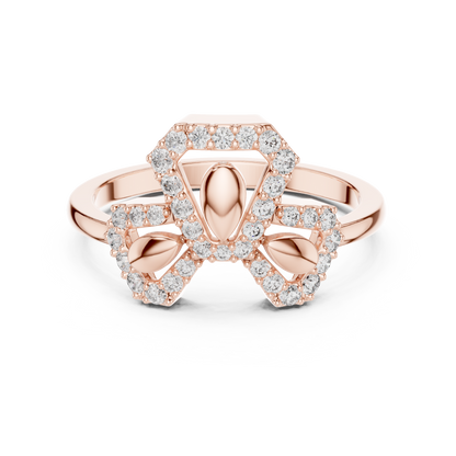 Round Lab-Grown Diamond Ring | Timeless Brilliant Elegance