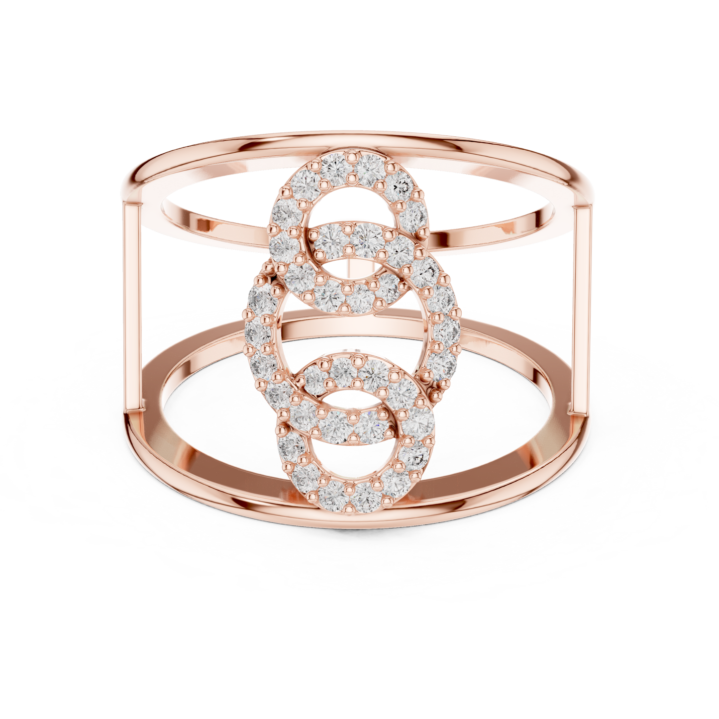 Engagement Round Diamond Band | Timeless Symbol of Love