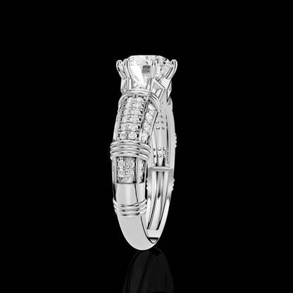 Matisha Elegant Solitaire Style Diamond Ring