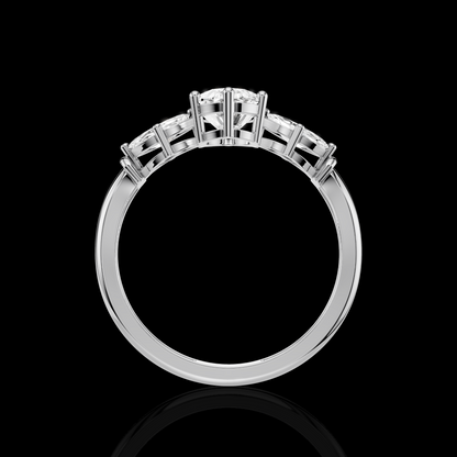 Oval Diamond Grandeur Trilogy Ring