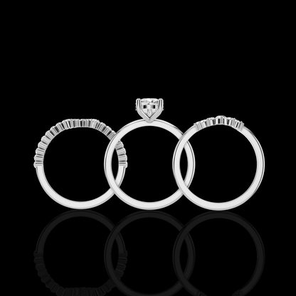 Pear Cut Diamond Ring,Elegant Split Shank Statement Ring, Luxury Fine Jewelry