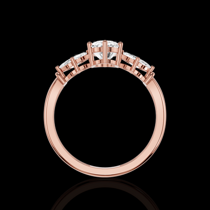 Oval Diamond Grandeur Trilogy Ring