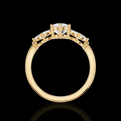 Oval Diamond Grandeur Trilogy Ring