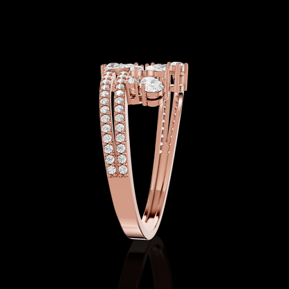 Floral Marquise Stone Statement Ring | Mathisha Jewels
