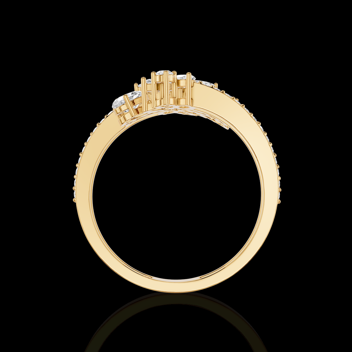 Floral Marquise Stone Statement Ring | Mathisha Jewels