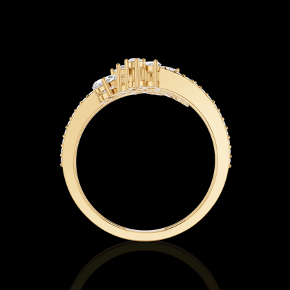 Floral Marquise Stone Statement Ring | Mathisha Jewels