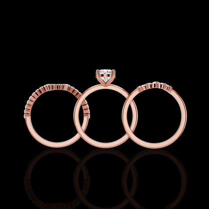 Pear Cut Diamond Ring,Elegant Split Shank Statement Ring, Luxury Fine Jewelry