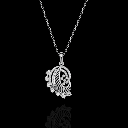 Elegant Leaf Pendant Necklace | Timeless Style & Grace